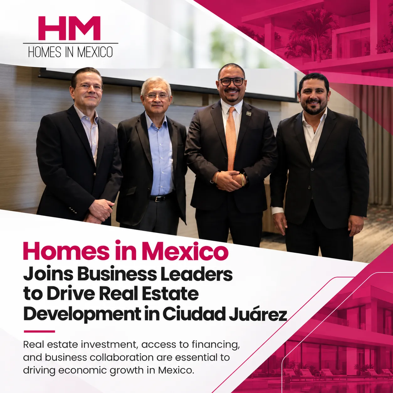Homes in Mexico promoting real estate development