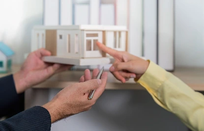 Buyer reviewing payment options for a home