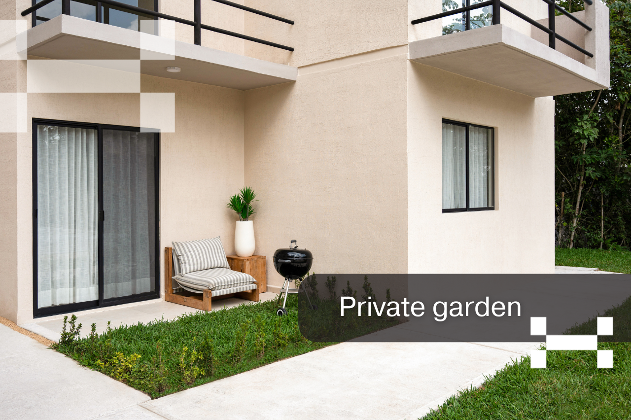 Selva Escondida-condo-garden
