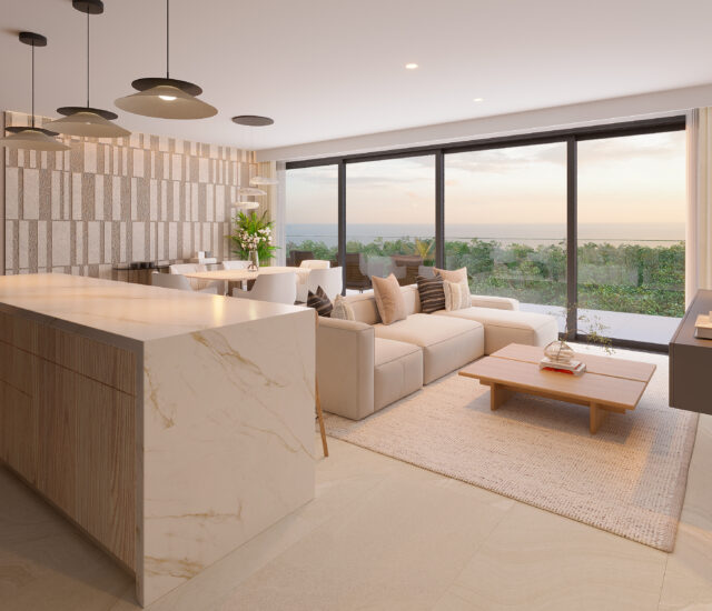 Distrito Xcalacoco Beach 1 bedroom sunset view