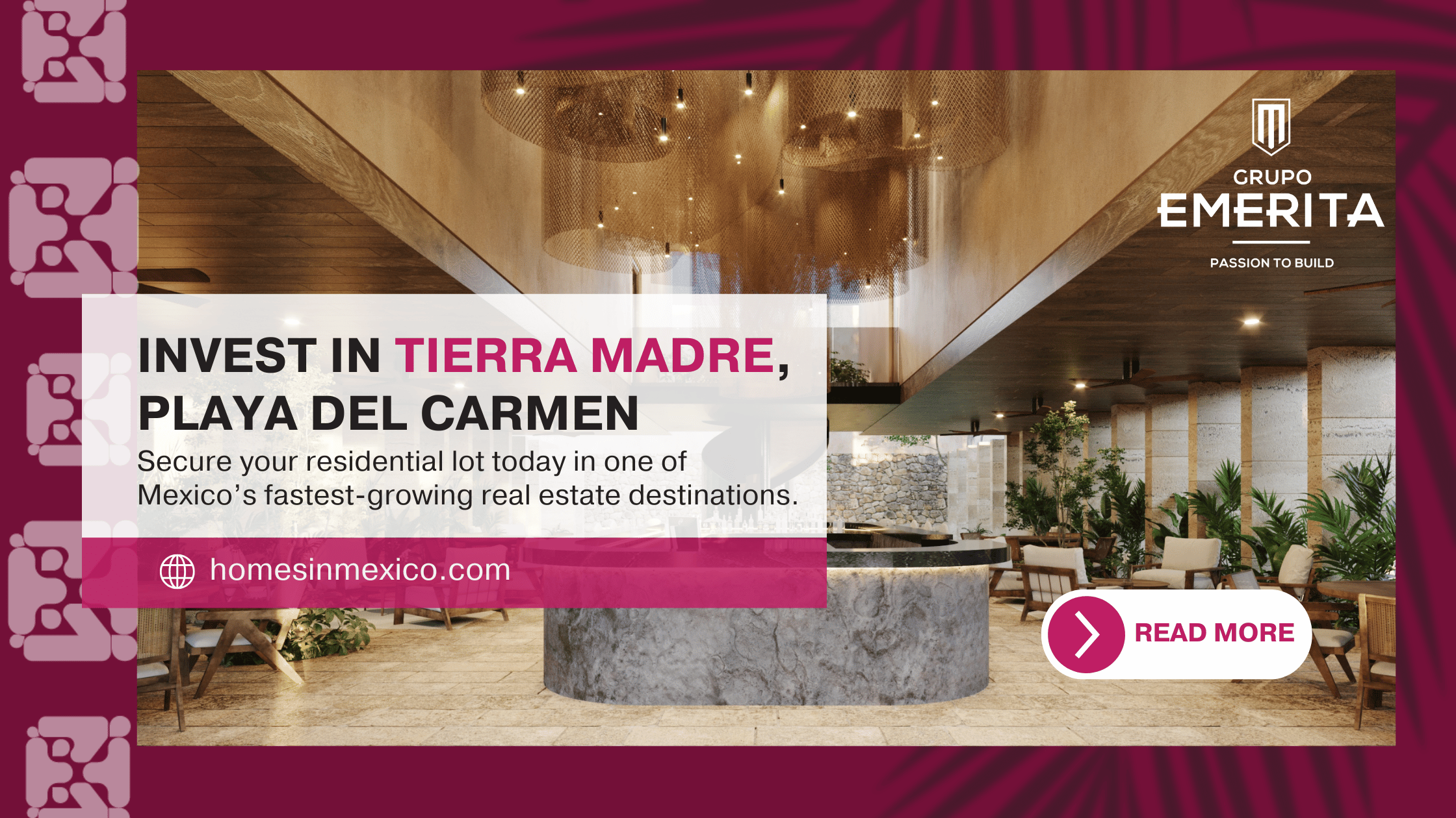 residential lots for sale in Playa del Carmen Tierra Madre